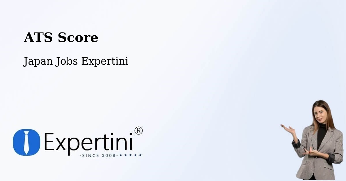 Resume ATS Score & Job Description Match Tool – Tsushima - Japan Jobs Expertini