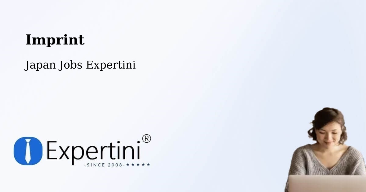 Imprint – Tsushima - Japan Jobs Expertini