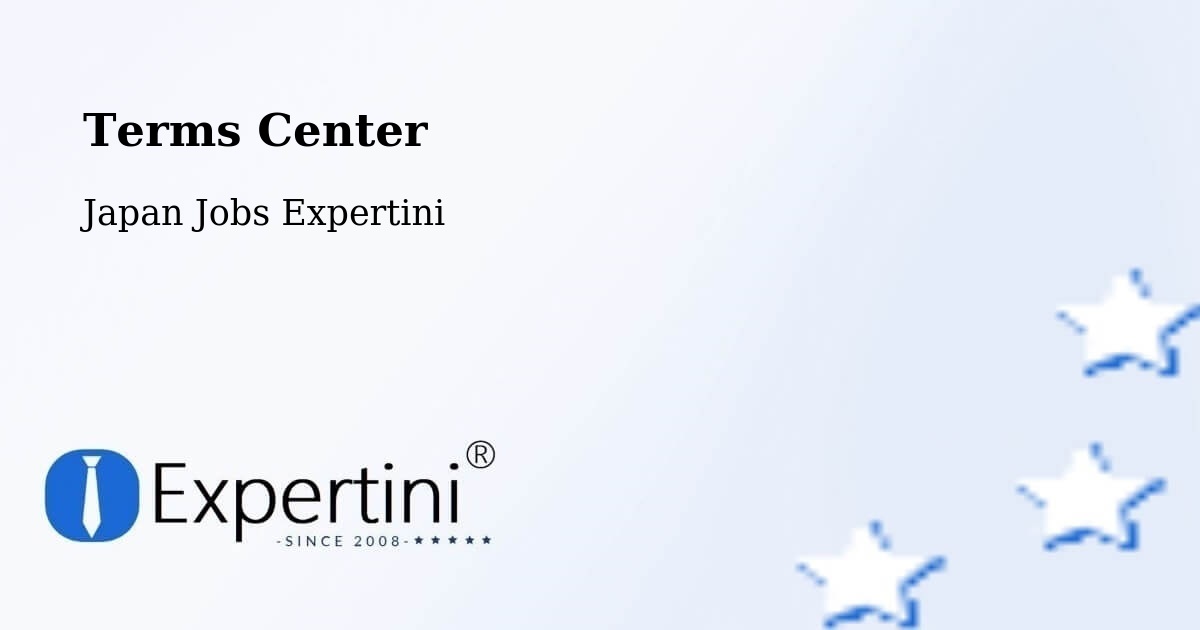 Terms of Service – Tsushima - Japan Jobs Expertini